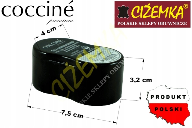 COCCINE CZYŚCIK NABŁYSZCZAJĄCY GĄBKA BUTÓW MAŁY Marka Coccine