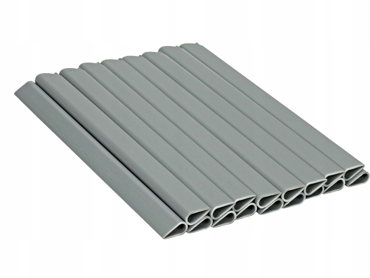 KLIPSY 19cm DO TAŚMA OGRODZENIOWA 450g LINAREM SZARE 20szt.