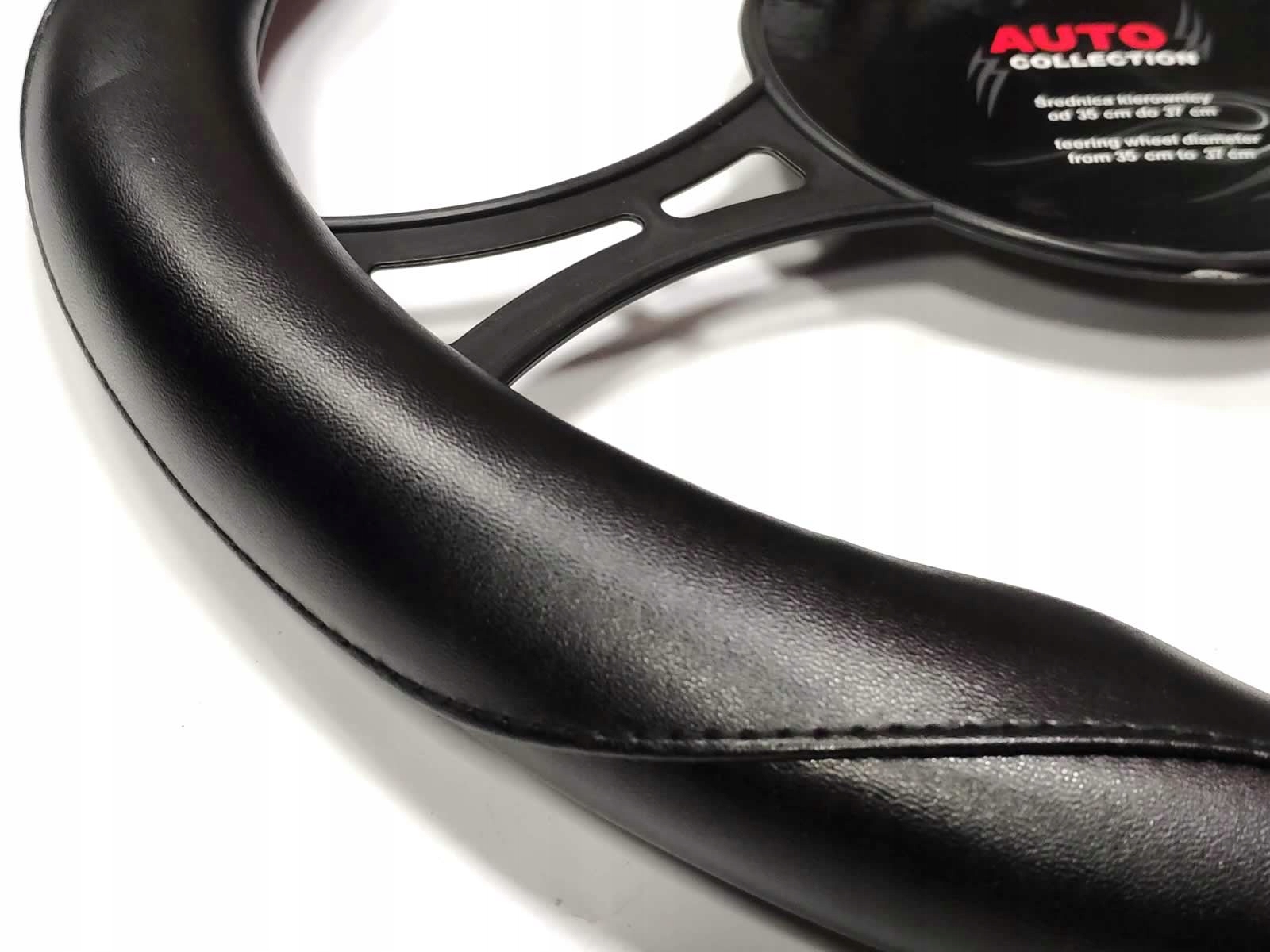 GRATISY# POKROWIEC NA KIEROWNICE S 35-37cm CZARNY EAN (GTIN) 5903359431486
