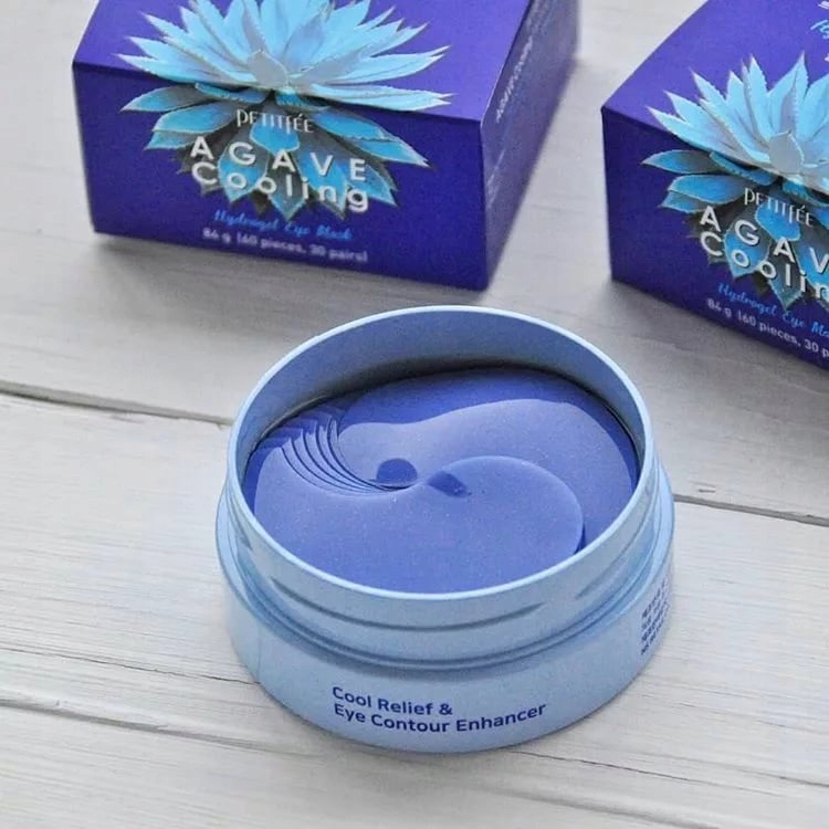 PETITFEE Agave Cooling Hydrogel Eye Mask 60 szt. - Chłodzące płatki pod oczy — 5