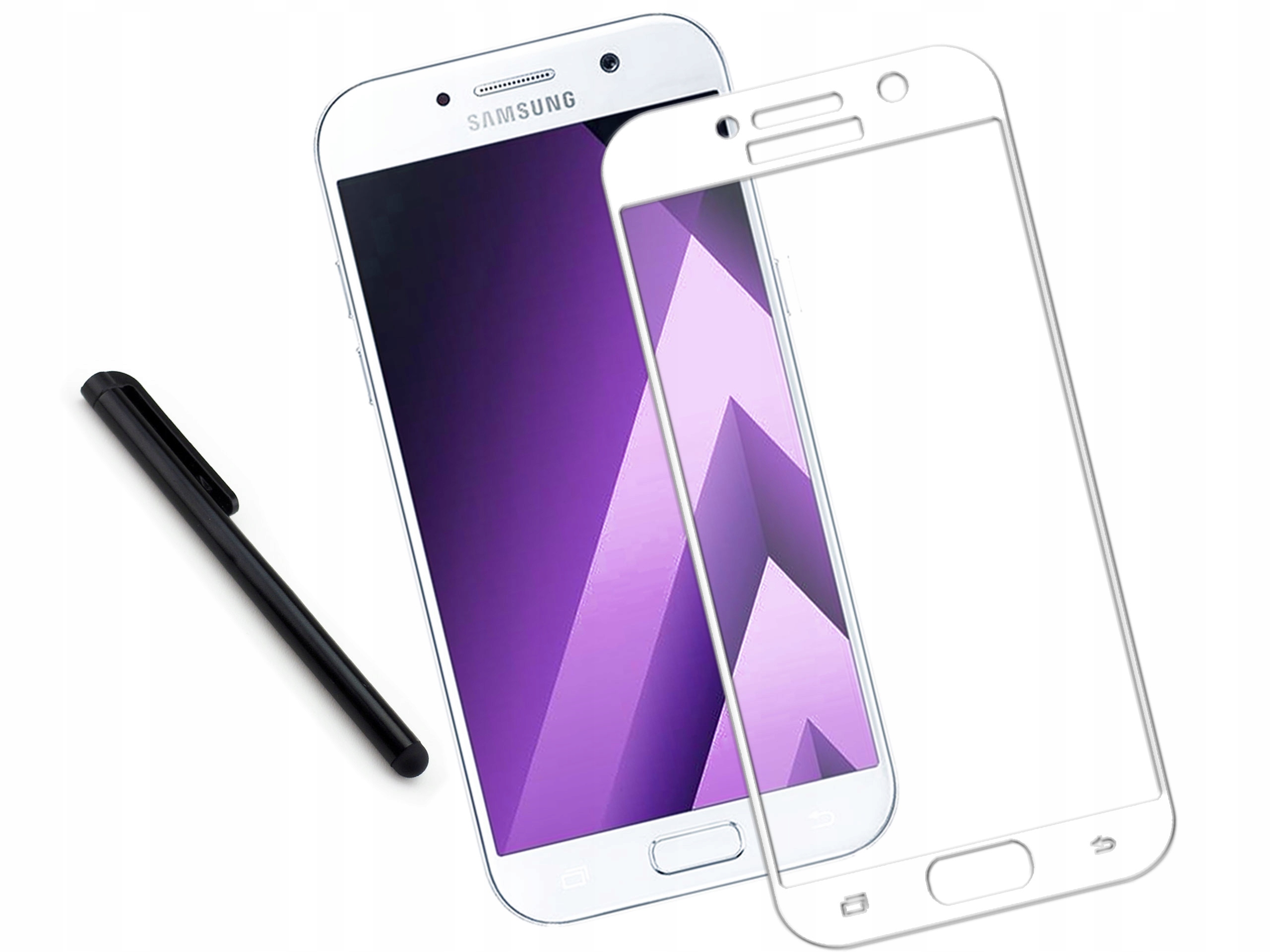 

Szkło hartowane 3D 9H Samsung Galaxy A5 2017 Białe