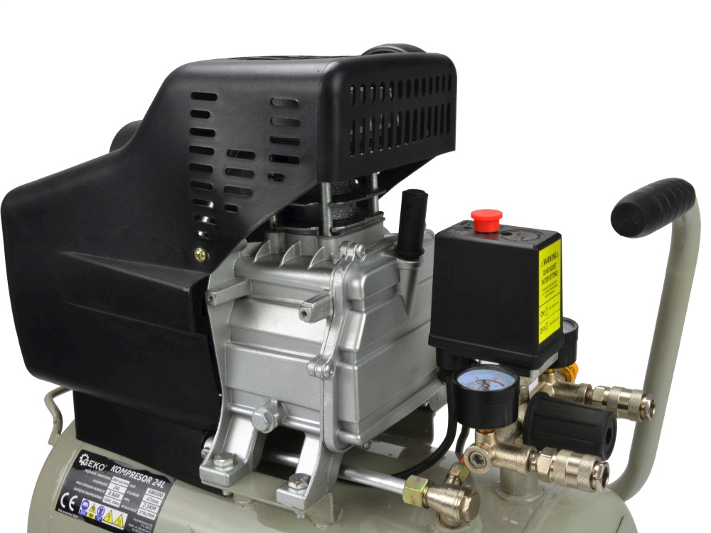 KOMPRESOR OLEJOWY SPRĘŻARKA 24L 2,5 KM + OLEJ 1L Ciśnienie maksymalne 8 bar