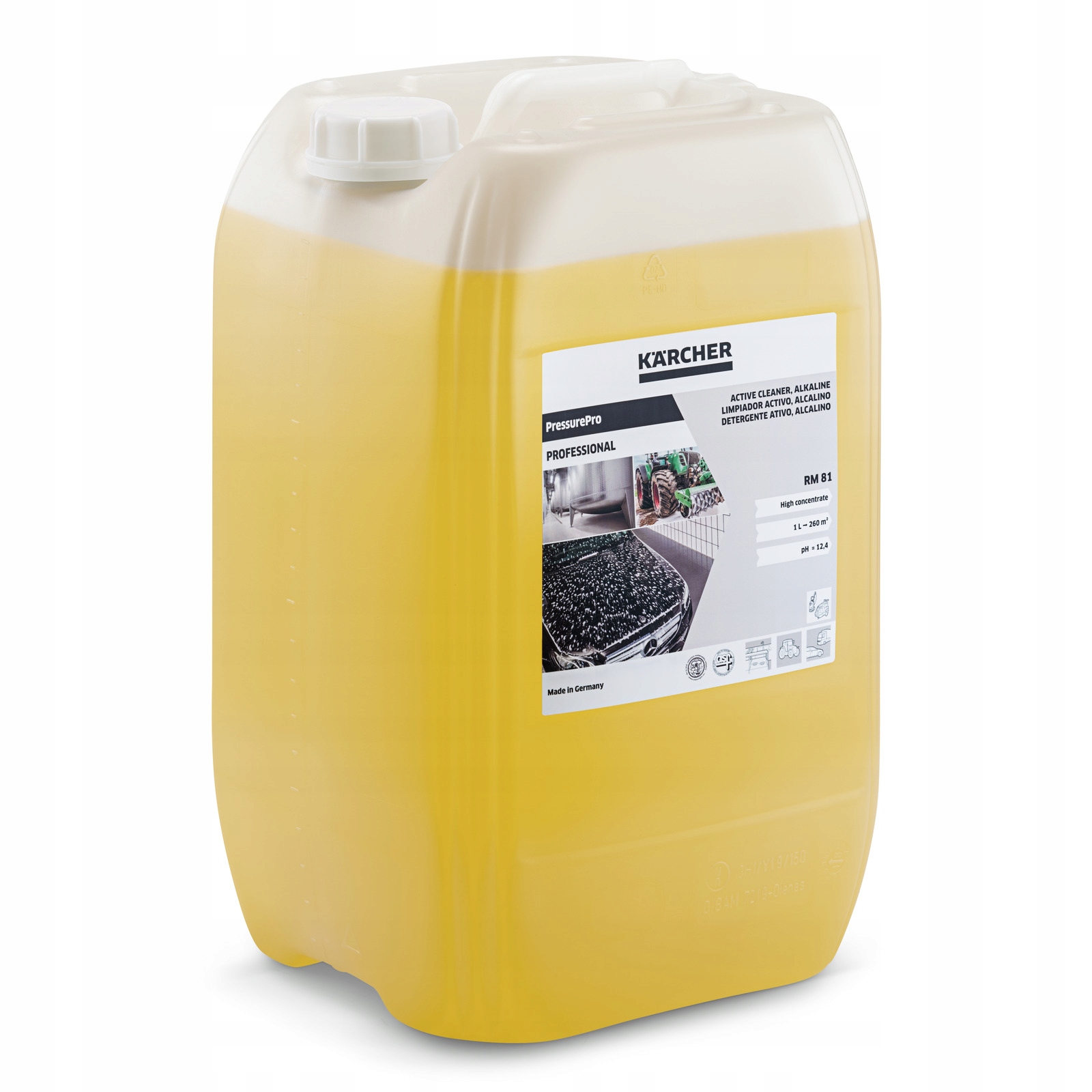 PIANA AKTYWNA RM 81 KARCHER 10L ŚRODEK CZYSZCZĄCY SAMOCHODOWY KONCENTRAT XL