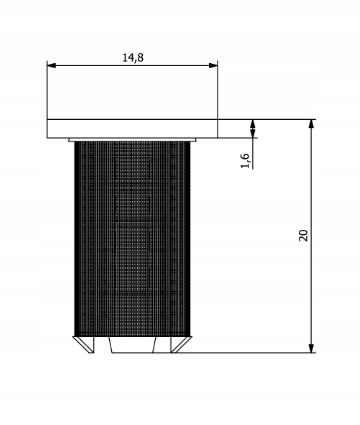 Sitko Opryskiwacza Polowego mesh 100 PROLINE Marka inny