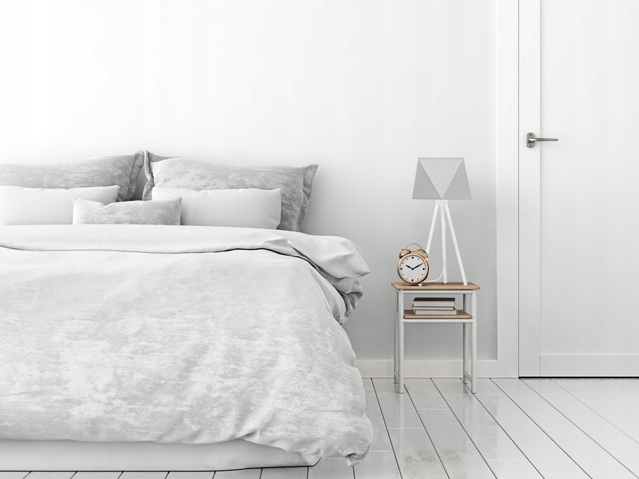 LAMPKA NOCNA BIURKOWA - ABAŻUR DIAMENT - TRÓJNÓG Typ nocna stołowa