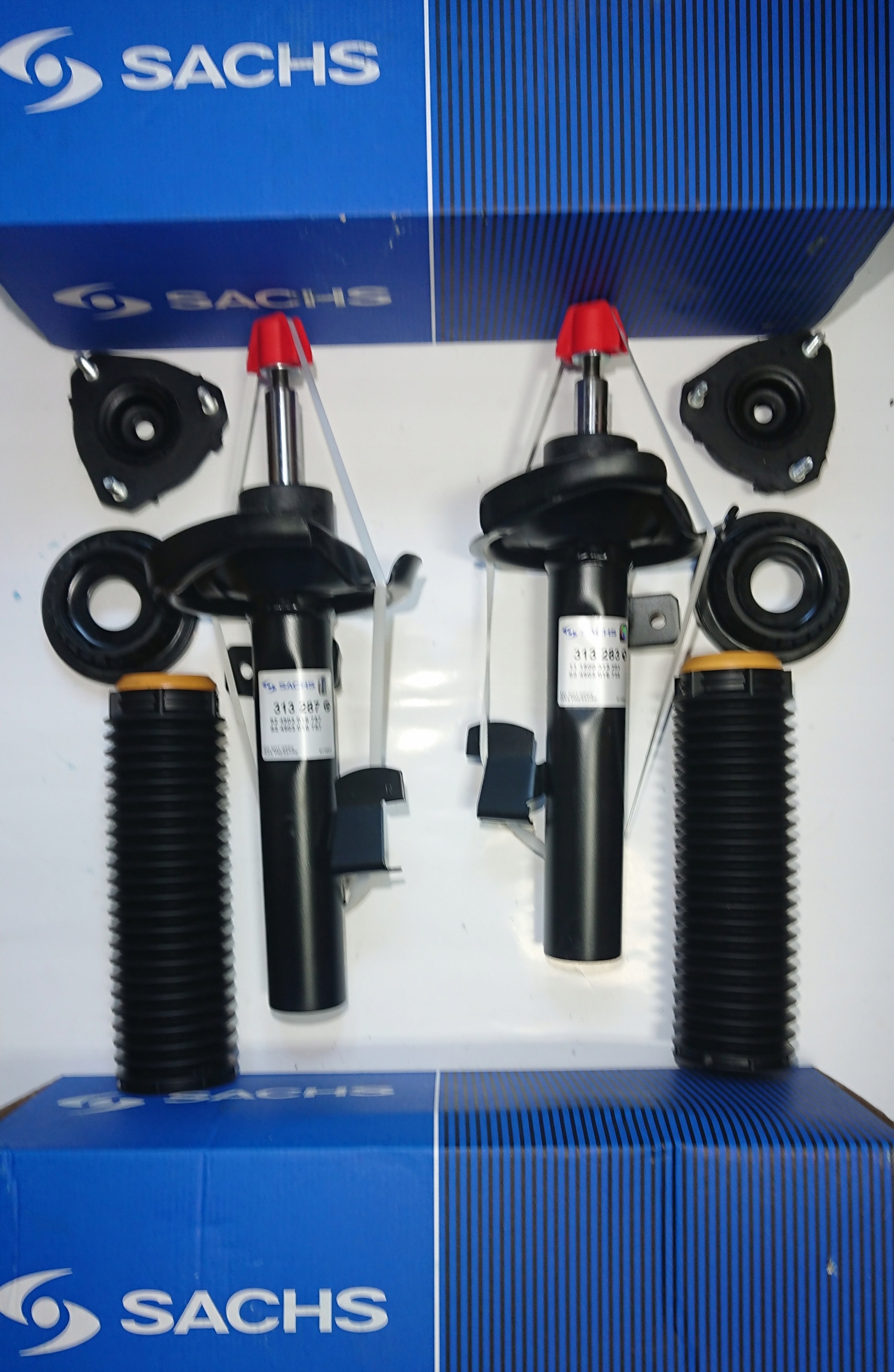 2X SACHS AMORTYZATORY ODBOJE PODU PRZÓD FORD C-MAX