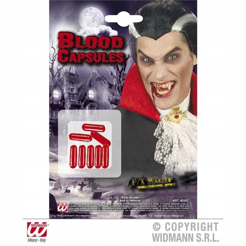 Charakteryzacja - Krew w kapsułkach 8 szt.