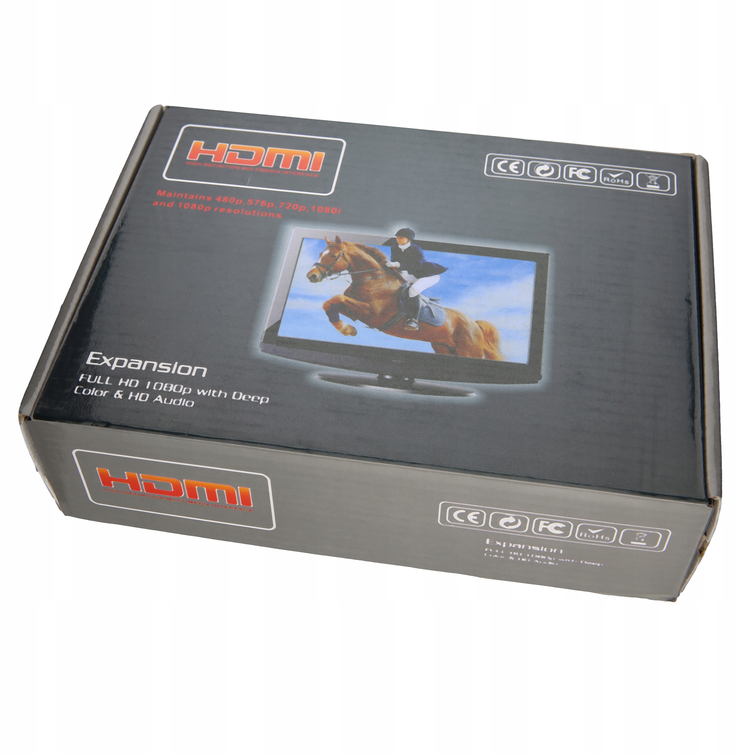 EXTENDER KONWERTER HDMI na LAN PO SKRĘTCE RJ45 60M Złącze 1 Żeńska