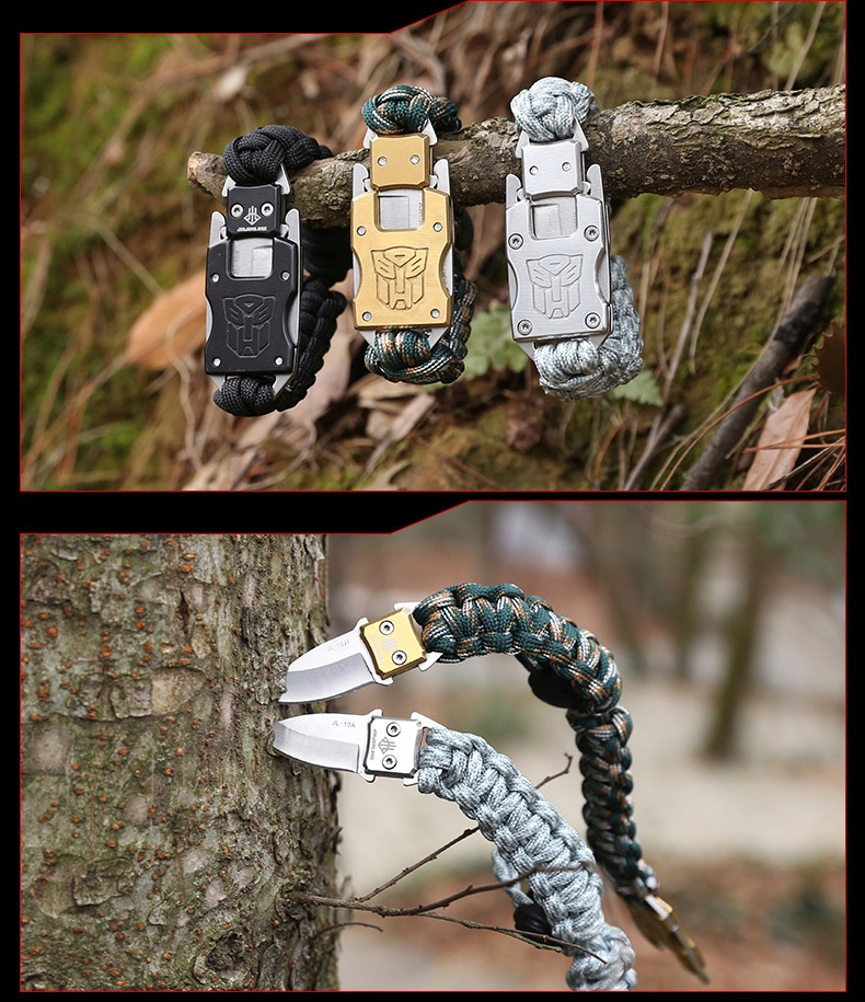 BRANSOLETKA PARACORD SURVIVAL NÓŻ Transformers EAN (GTIN) 5903839901362