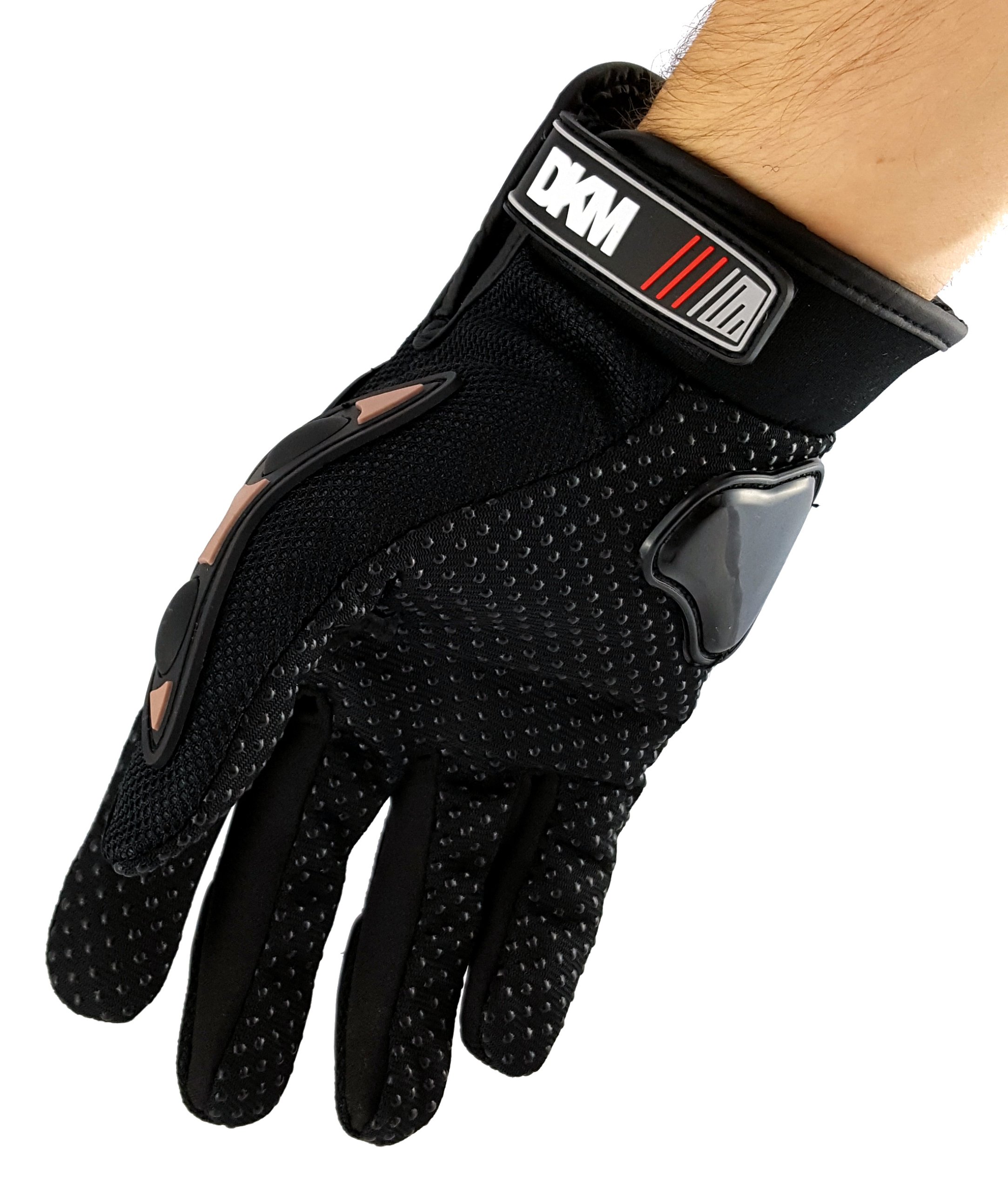 RĘKAWICZKI ROWEROWE DOWNHILL BMX ROWEROWE ZJAZDOWE S na ROWER WZMOCNIONE Kod producenta rękawiczki DKM S