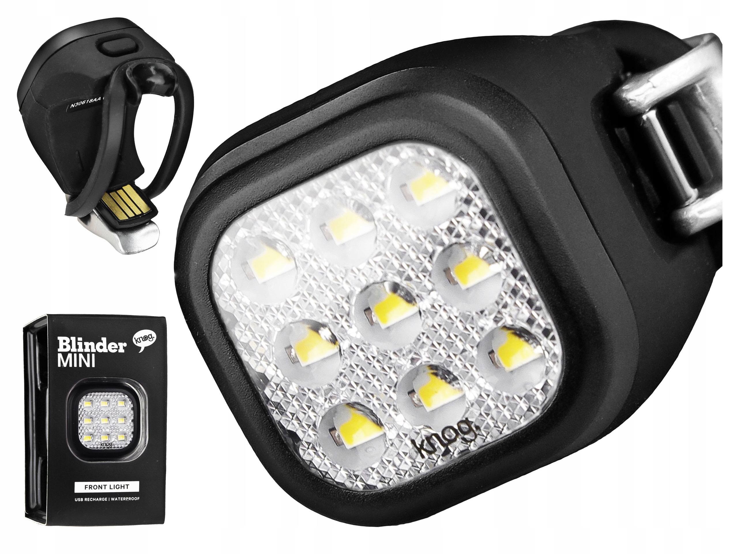

Lampka Przednia Knog Blinder Mini Niner 20 LM Usb
