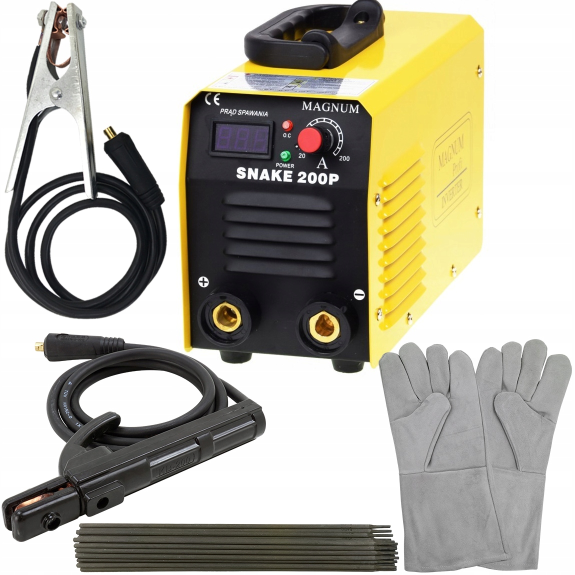 SPAWARKA inwertorowa MMA 200 zestaw