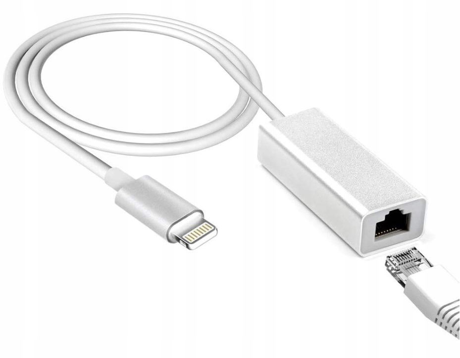 Adapter iPhone iPad Lightning RJ45 Lan