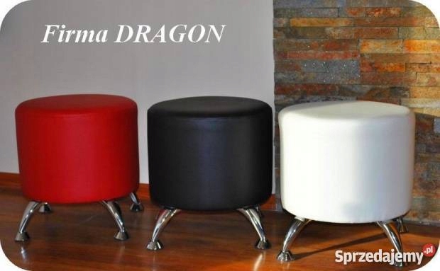 Pufy-Pufa OKRĄGŁA NA NÓŻKACH chromowanych Kod producenta 00