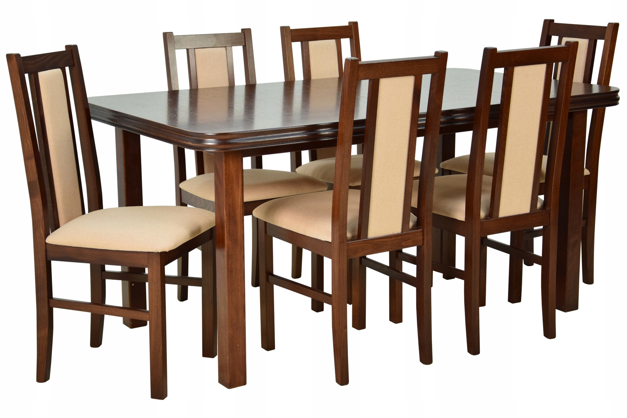 ZESTAW MEBLI DO KUCHNI 6 krzeseł i stół ROZKŁADANY