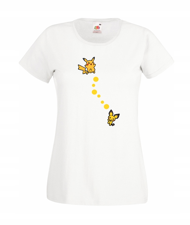 

L Koszulka Damska Pokemony Pikachu Pika Wzory
