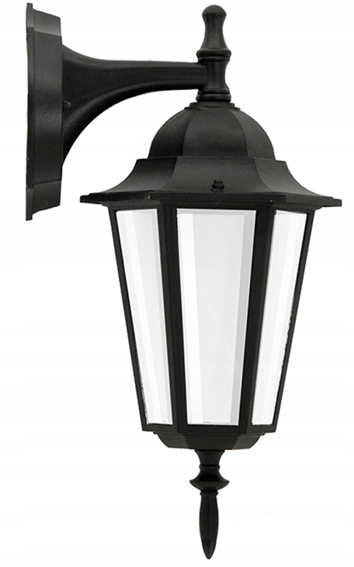 

Kinkiet Ogrodowy Lampa Elewacyjna 37cm Czarny E27