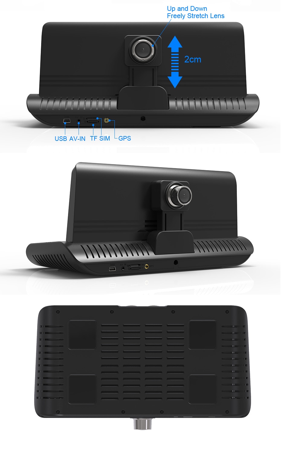 Rejestrator 2GB 32GB WiFi GPS Android 8 1 ADAS 4G Brand Home Automation