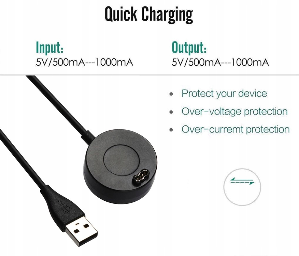 KABEL ŁADOWARKA + ZAŚLEPKA GNIAZDA Garmin FENIX 6 Marka Garmin