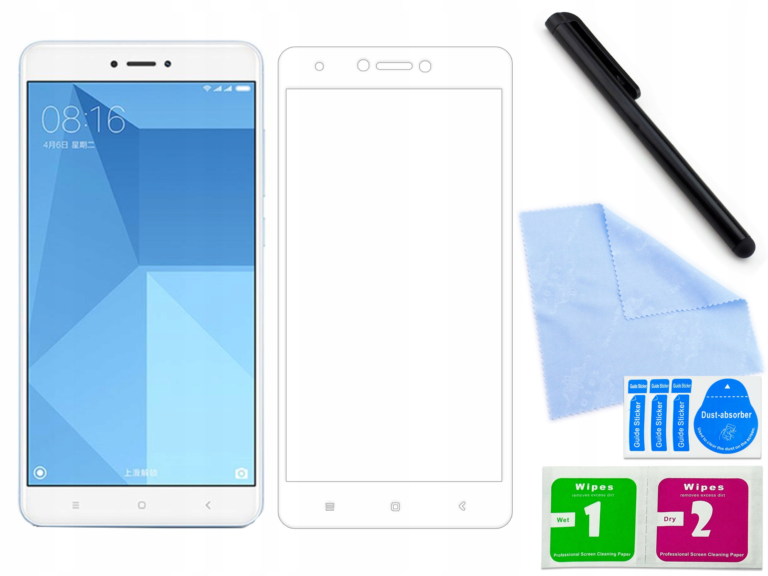 

Szkło hartowane 3D do Xiaomi Redmi Note 4X Biały