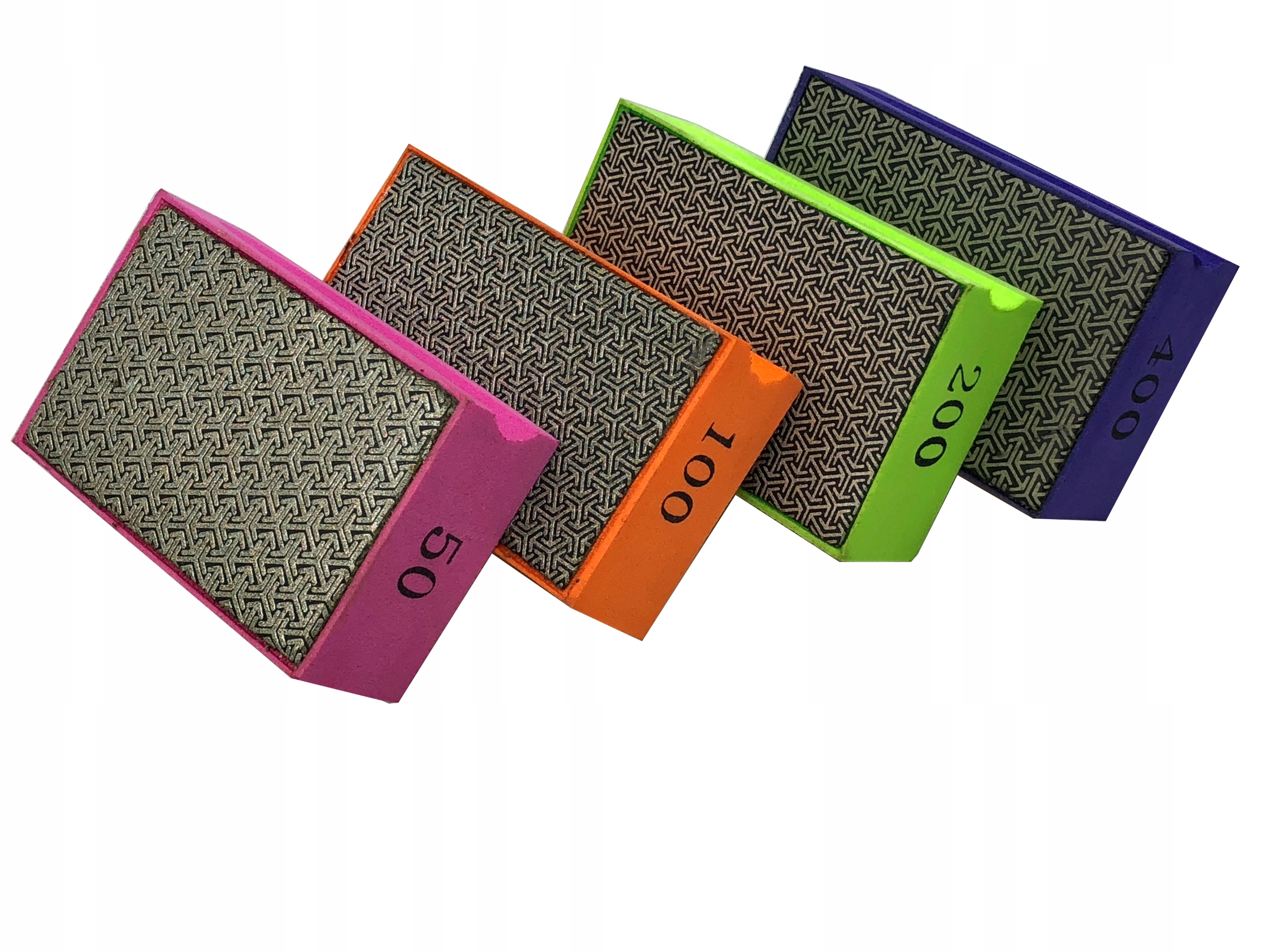 Sada 4 Ks Lešticí Kostka Diam. Gres Kámen