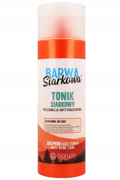 

Barwa Siarkowa Tonik Siarkowy Antytrądzikowy