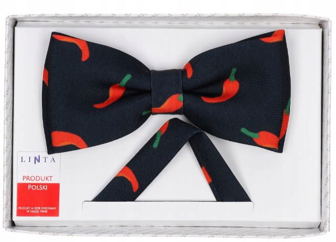 

Mucha Muszka Męska Z Pudełkiem Papryczki Chilli
