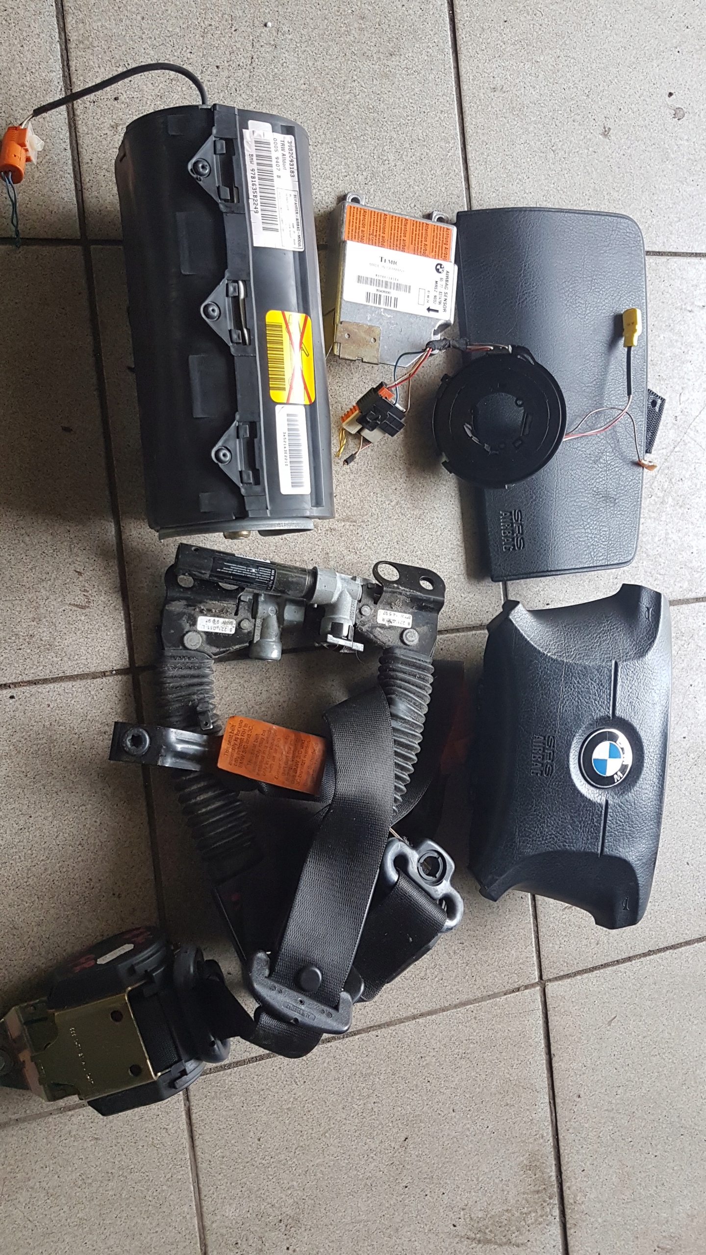подушка безопасности ремней шлейф BMW E36