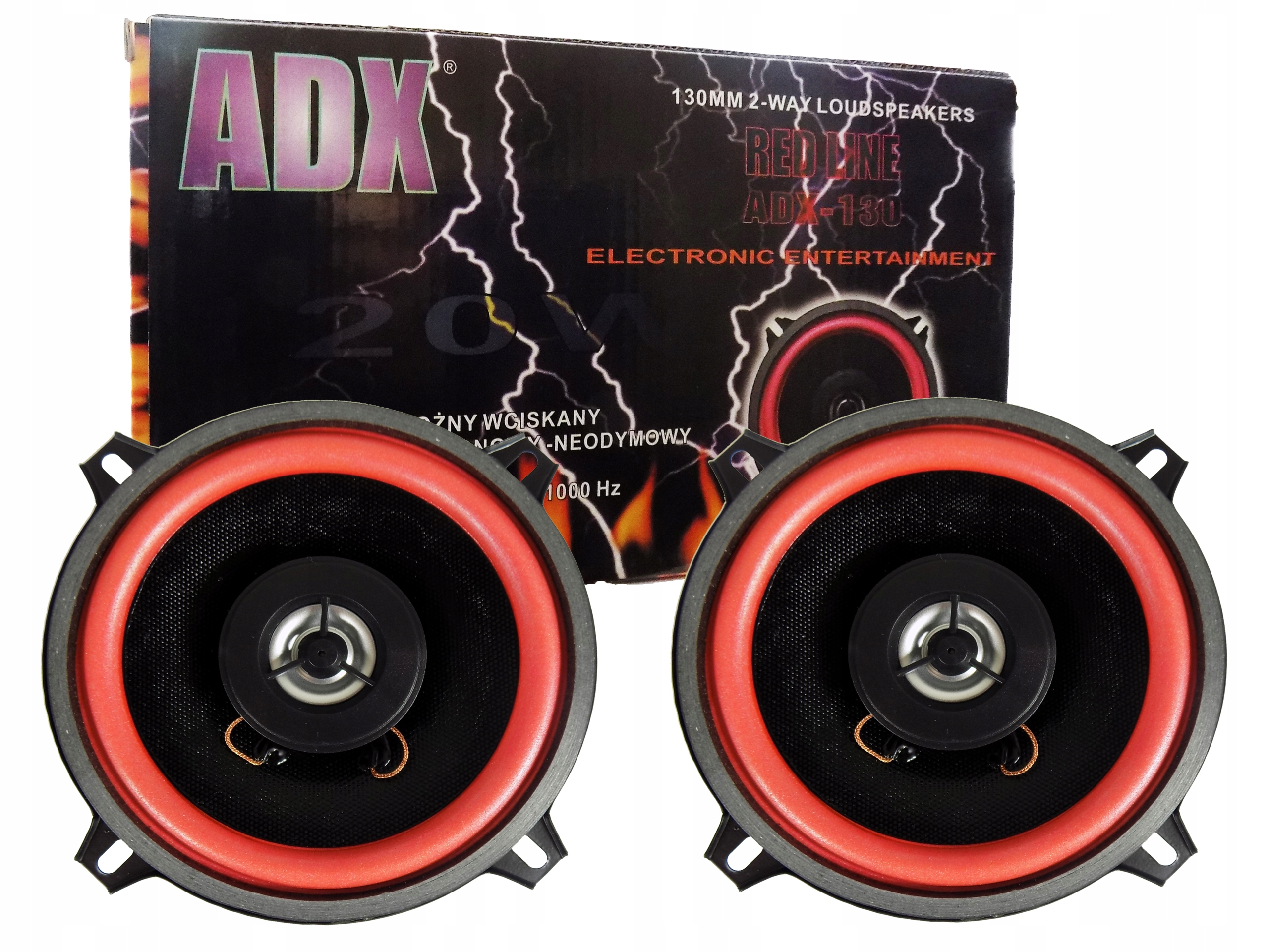 GŁOŚNIKI 13cm DWUDROŻNE DO DRZWI ZESTAW