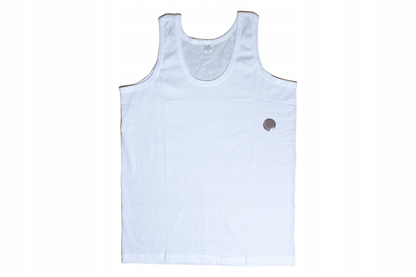 PODKOSZULKA na Ramiączka Męska GŁADKA Bawełna -L Marka inna