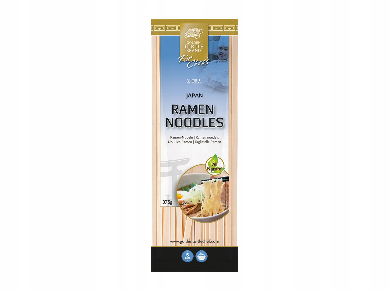 Levně 7X Těstoviny ramen 375 g Golden Turtle