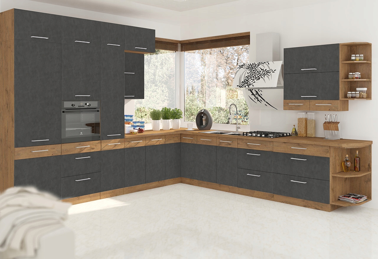 Blat kuchenny WOODLINE - rozmiar 30 cm - Lewy Producent Mirjan24