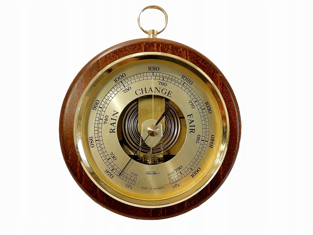 Barometr Kulatý Fischer Stylový Dárek Pro Rodiče Babičky Dědečka Grawer