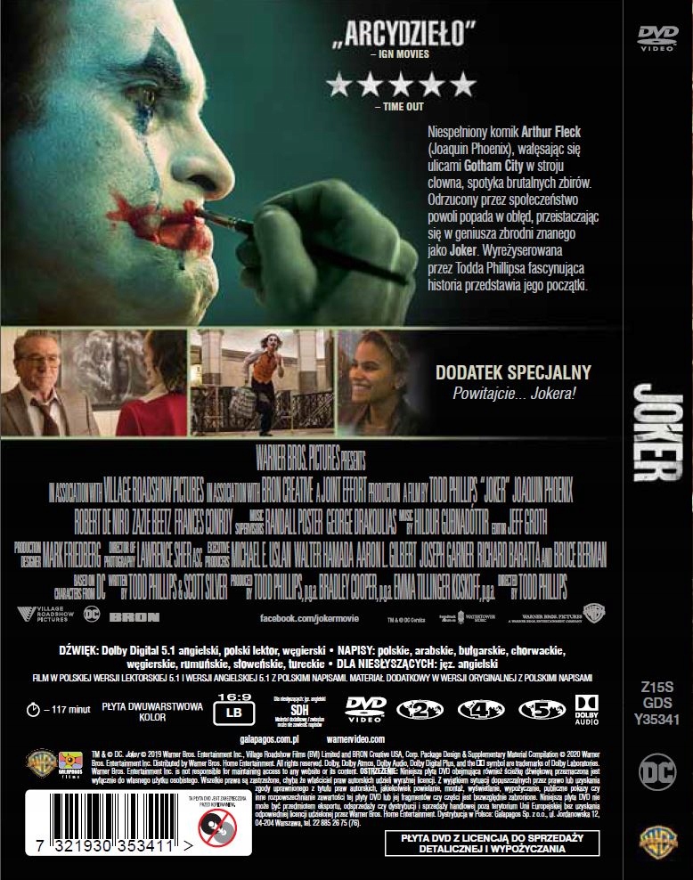 JOKER (DVD) PL Gatunek sensacyjne