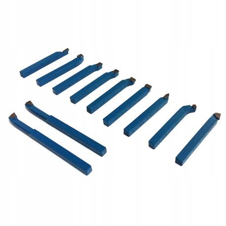 Nože Pro Soustruh 12 x 12 mm 11 Prvků S Vidlicí