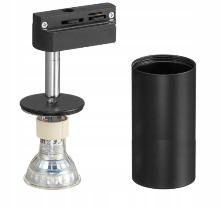 ZESTAW SZYNOPRZEWÓD SZYNA 2M + 4 LAMPY GU10 3-FAZY Rodzaj gwintu GU10