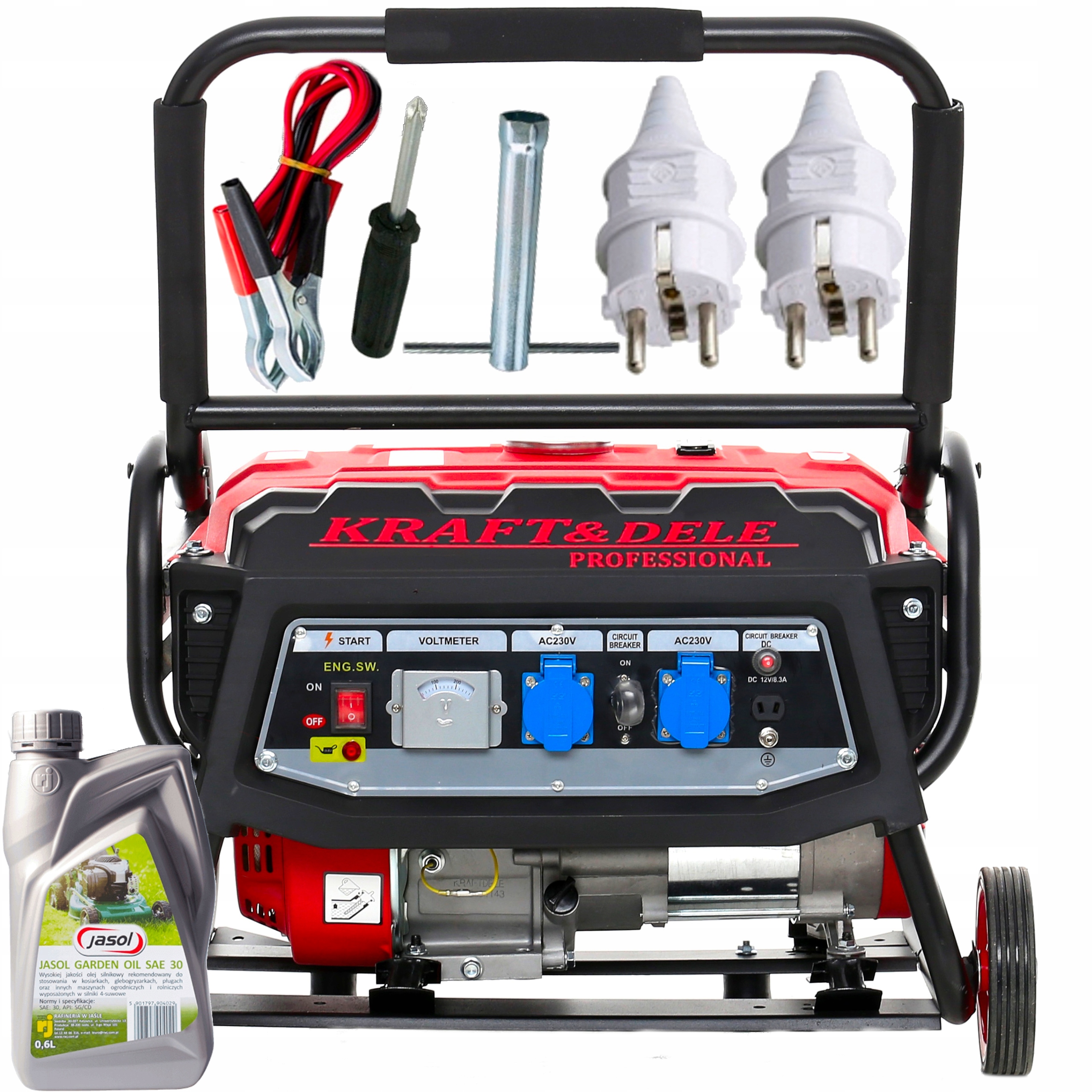 

Agregat Prądotwórczy Prądu Kraft 3000W Avr +olej