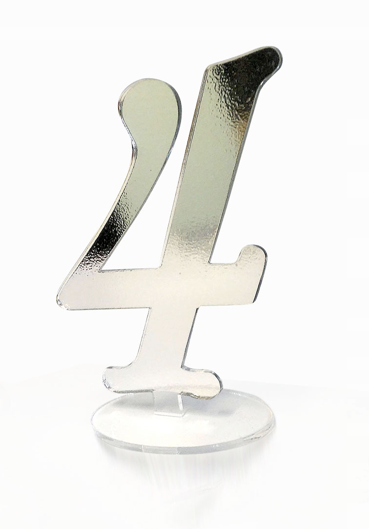 LICZYBY NUMERY na stół ŚLUB 14 cm 1-9 PLEXI kolory