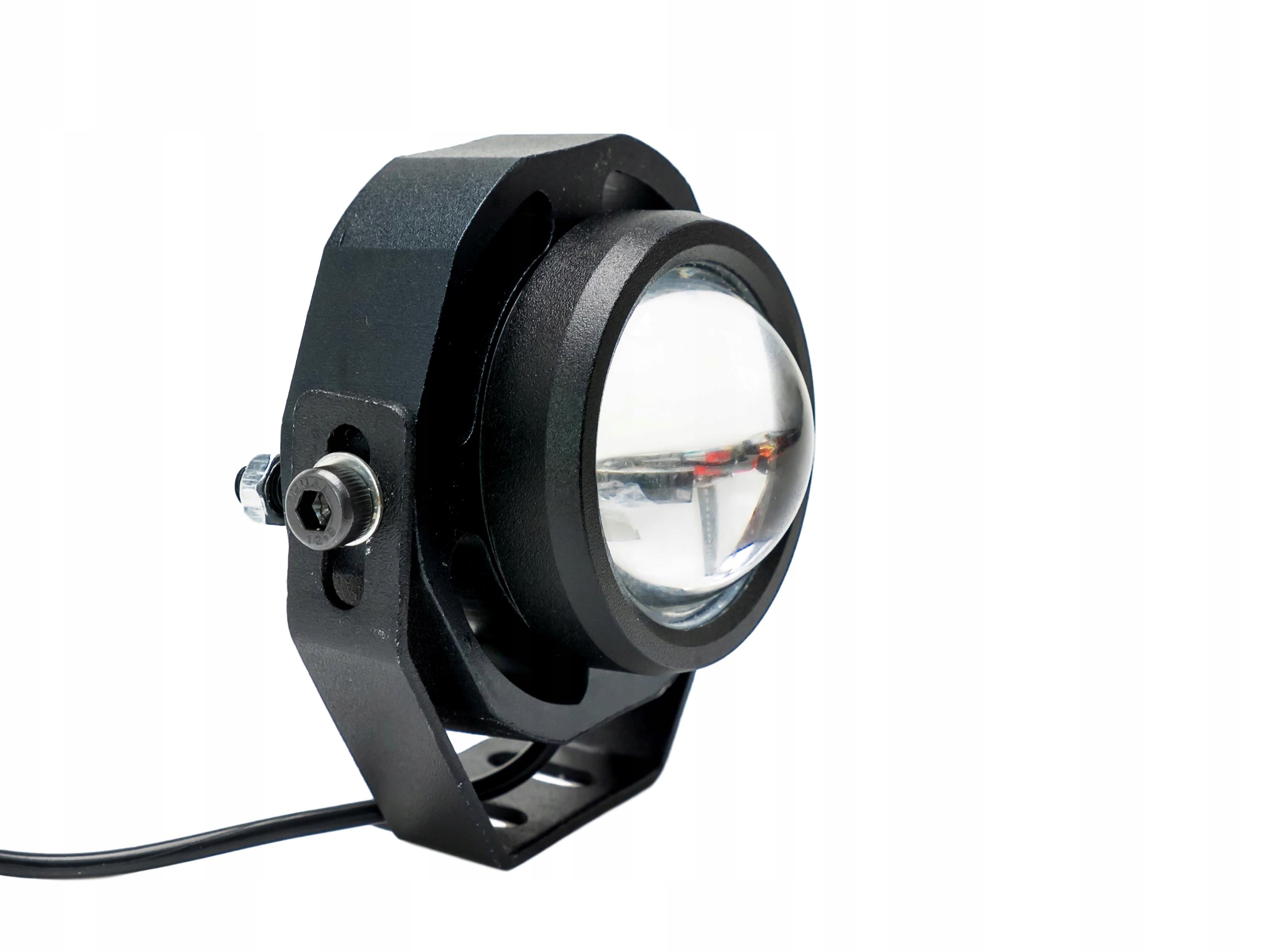 Halogen stroboskop LED COB 10 Wat pomarańczowa