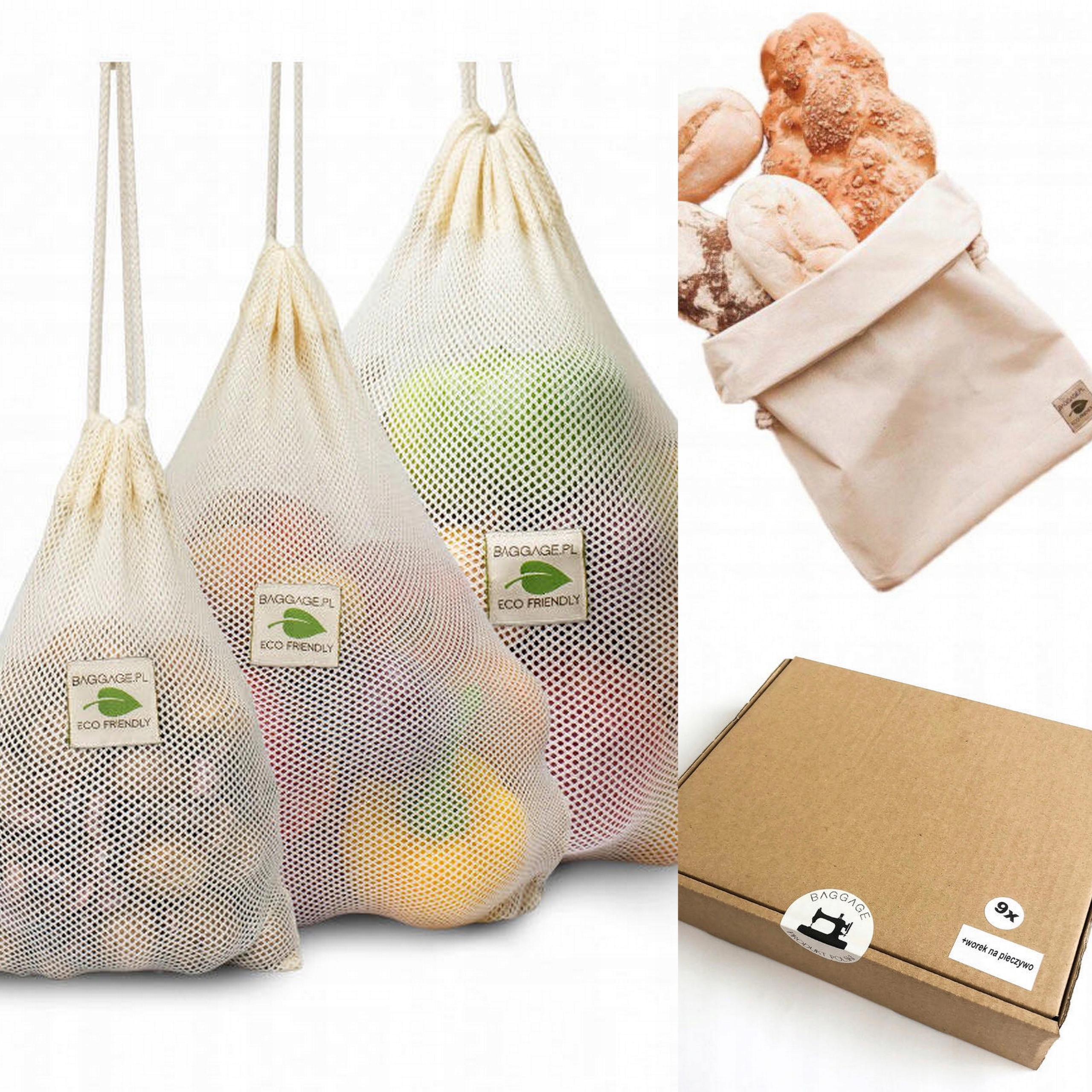 

Woreczki Na Zakupy Eko Siatki Zero Waste 10 Sztuk