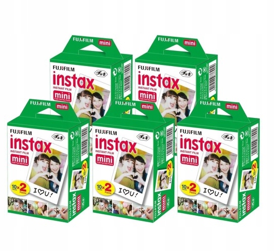 Картриджи FujiFilm Instax Mini 8 / 9 НАБОР 100 фотографий