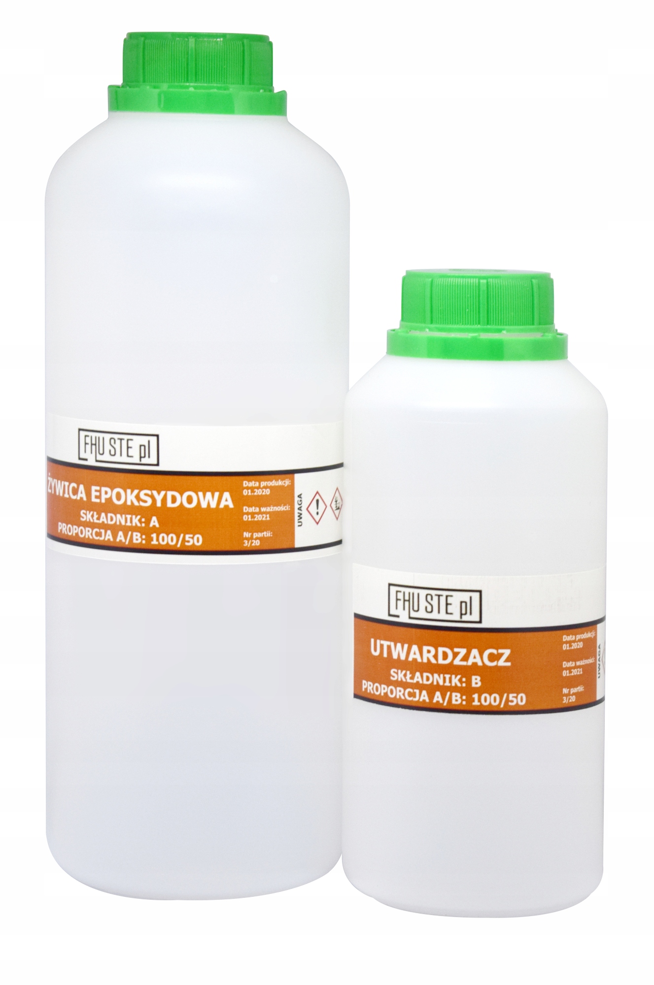 

Żywica Epoksydowa Bezbarwna Odlewnicza 1KG 3D