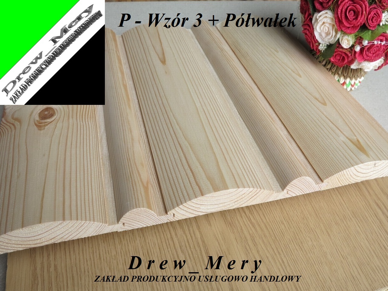 Deska Tarasowa Sosnowa Ryflowana Gr.28x125 Półbal Stan opakowania oryginalne