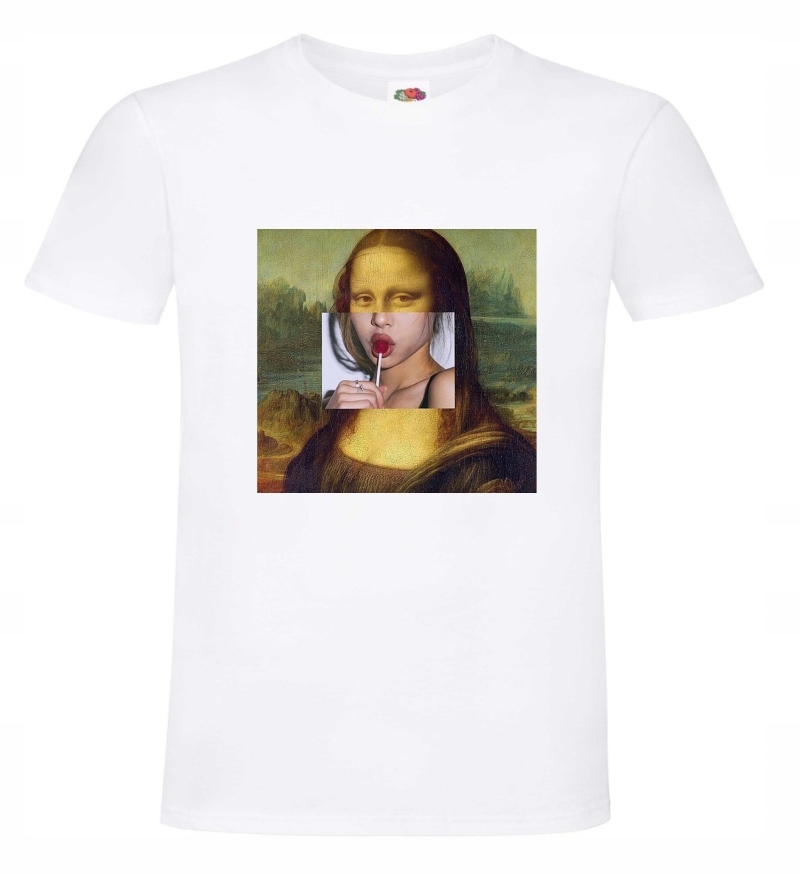 

Mona Lisa lollipop ,sztuka , T-shirt, koszulka
