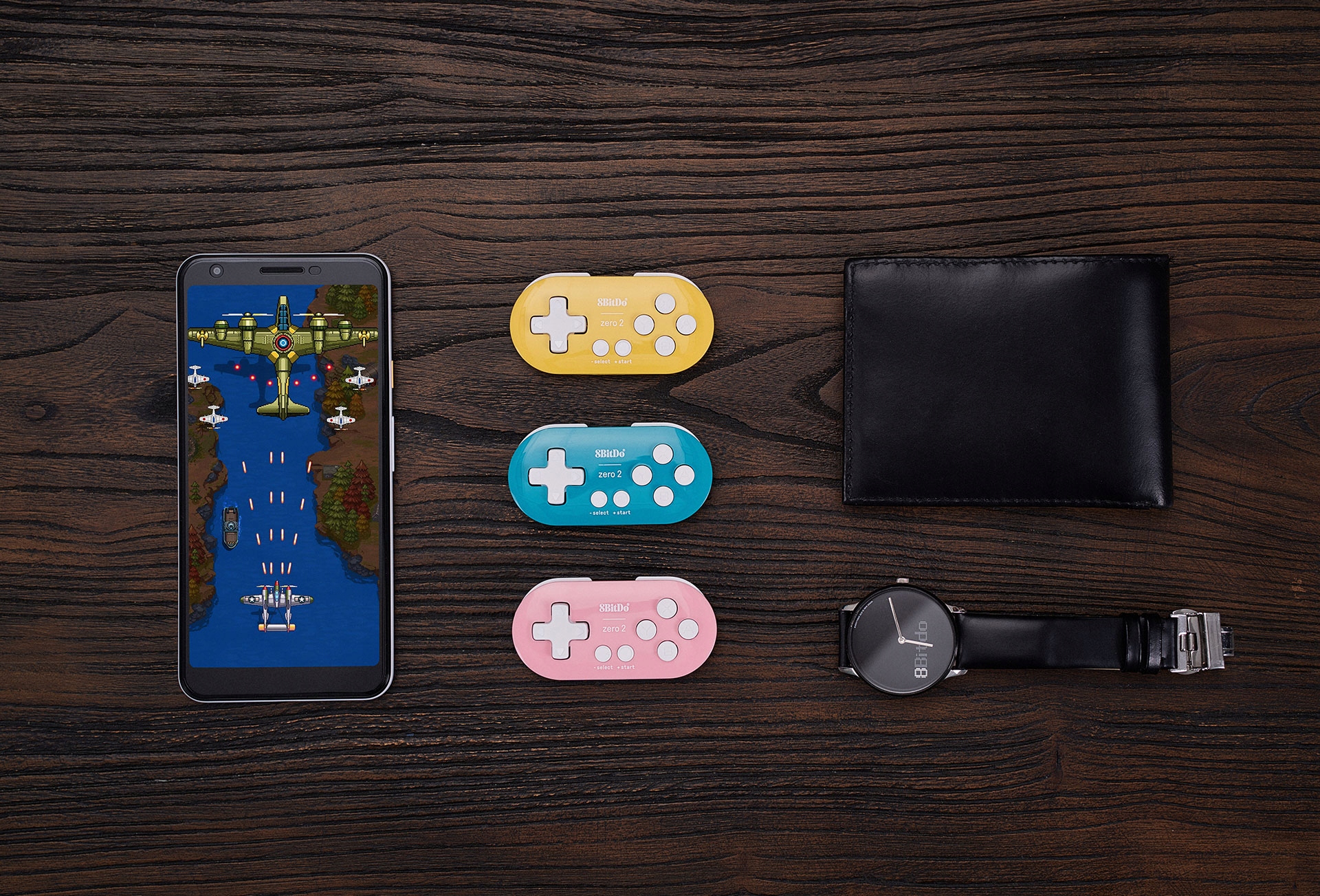 8Bitdo Zero 2 Pink Miniaturowy Pad Bluetooth PC Android Switch OUTLET Marka 8Bitdo