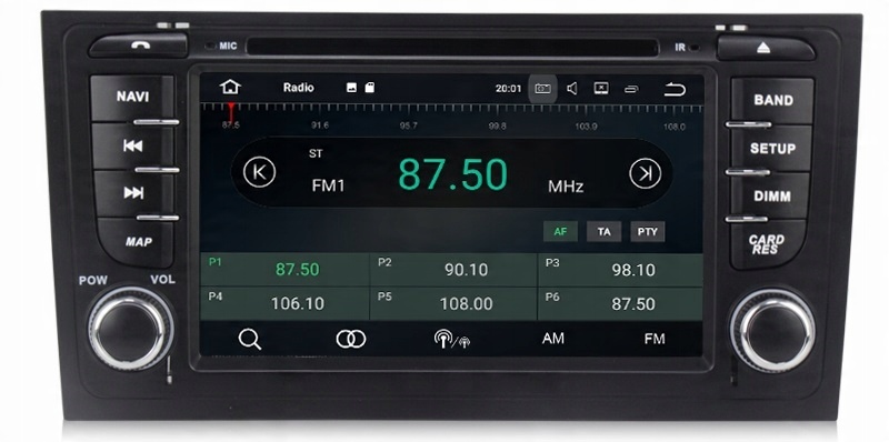 Радио навигации AUDI A6 RS6 S6 ANDROID 8.1 GPS + Кам карты провайдер навигатор