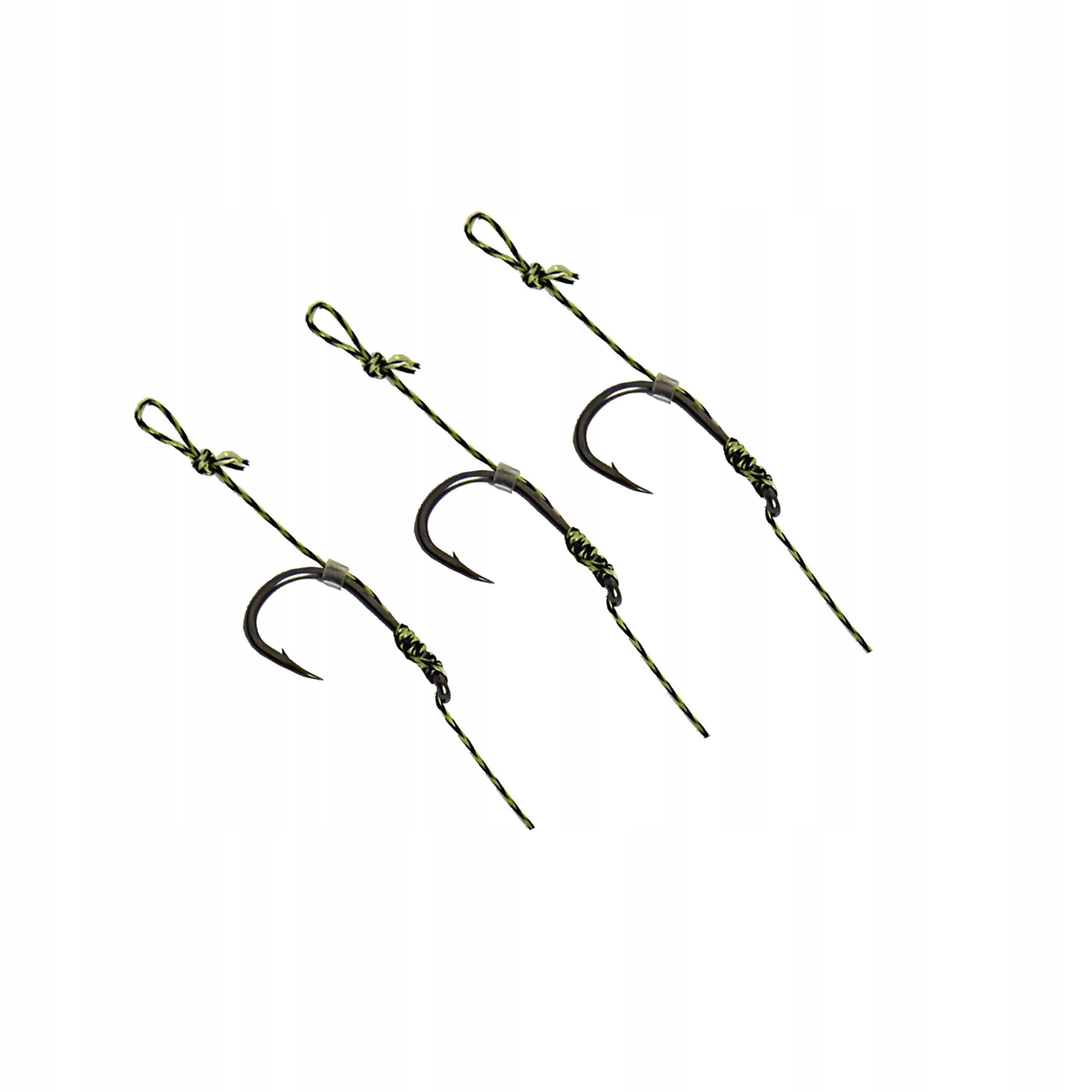 PRZYPON KARPIOWY Z WŁOSEM 3szt HAK 2 + igła stoper Marka inna