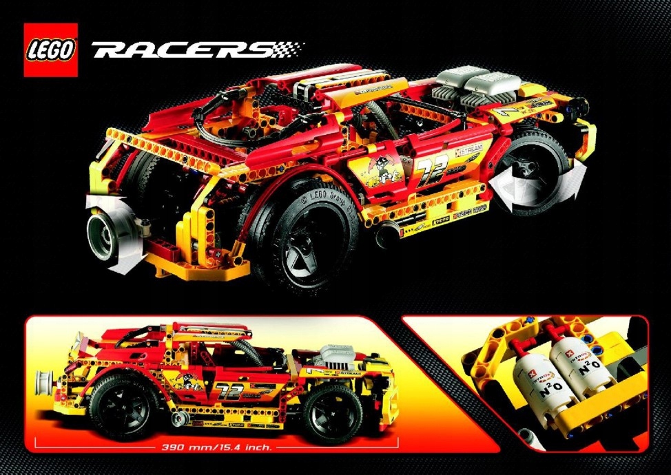 LEGO Racers 8146 Samochód Nitro Muscle Unikat Numer produktu 8146