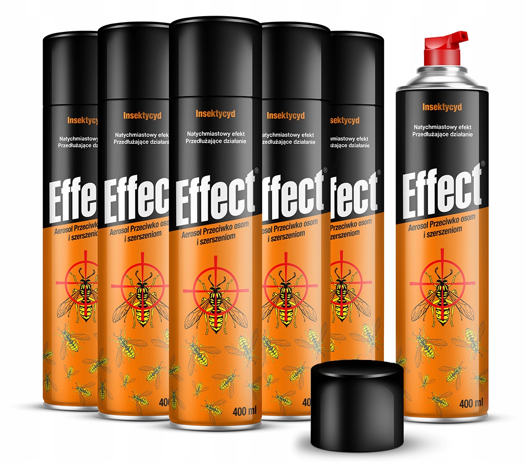 

6x Środek Spray Na Szerszenie Osy Gniazda 400ml
