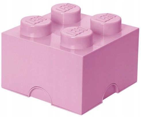 

Lego Pojemnik Klocek 4 Pudełko Jasny Różowy Duży